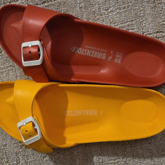 Birkenstock Bright Yellow Slides - Picture 7 of 9